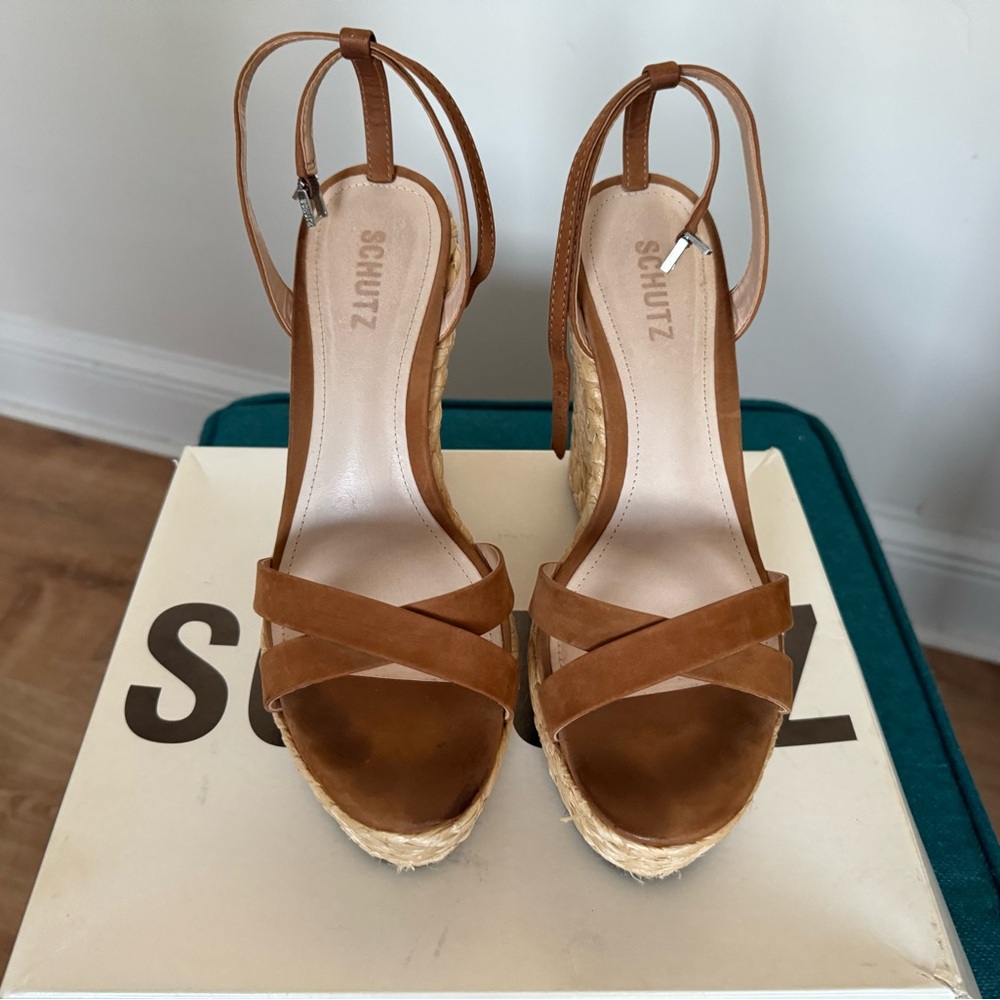 Schutz sandals Salto wedges